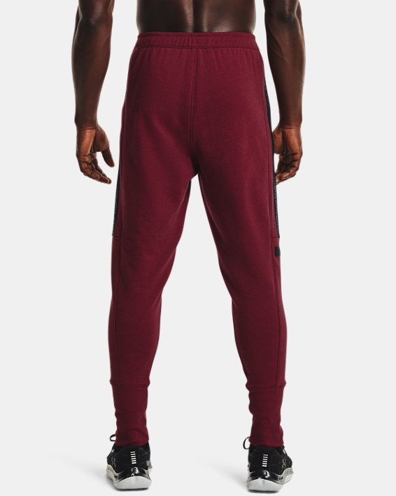 Mens UA Accelerate Off Pitch Joggers, Red, pdpMainDesktop image number 1